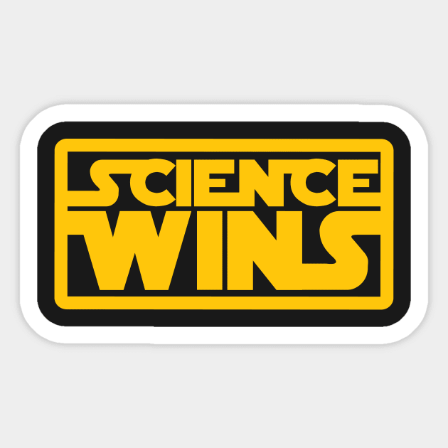 Science For The Win Sticker by PanicTees